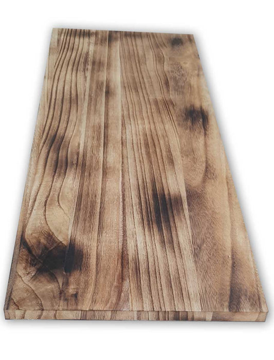 Tavole in Legno Stile Country Realizzate da Signorbit con il Metodo Giapponese dello Yakisugi