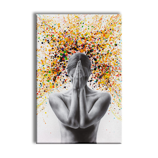 Silence -  Quadro Canvas Contemporaneo su telaio in legno (Copia) - PlastiWood