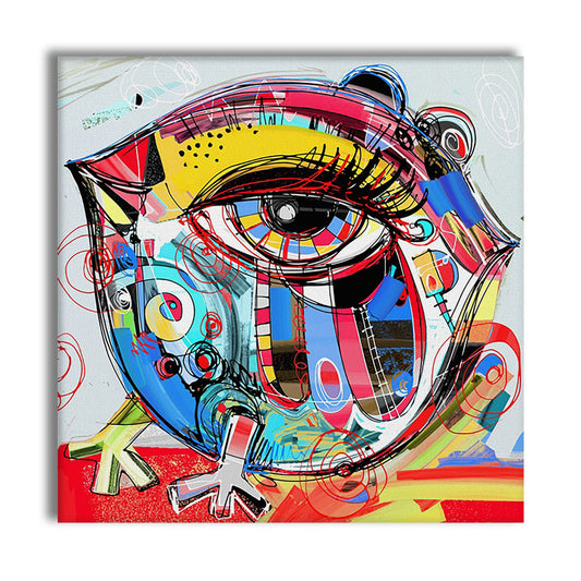Look At Me -  Quadro Canvas Contemporaneo su telaio in legno (Copia) - PlastiWood (23992047)