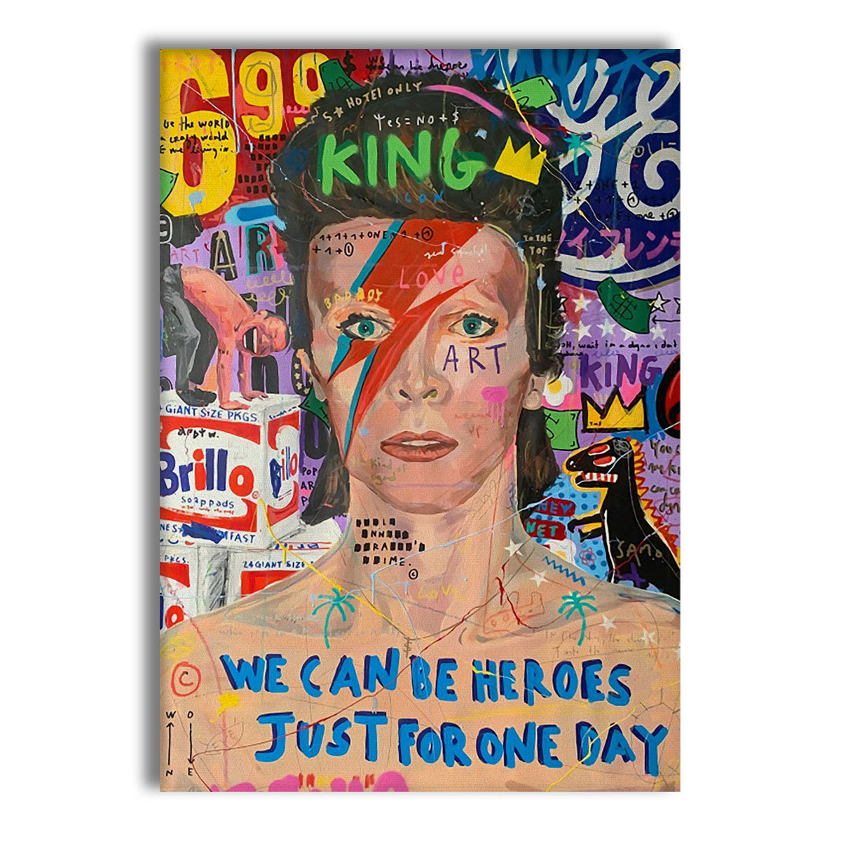 David Pop -  Quadro Canvas Contemporaneo su telaio in legno (Copia) - PlastiWood (23992016)