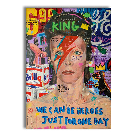 David Pop -  Quadro Canvas Contemporaneo su telaio in legno (Copia) - PlastiWood (23992016)