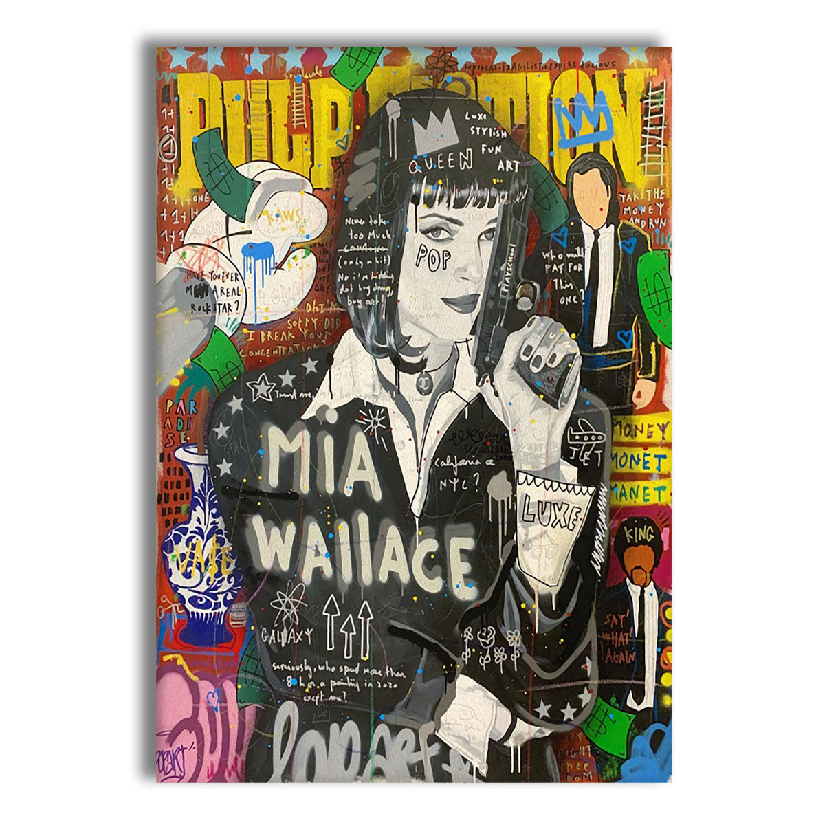 Mia -  Quadro Canvas Contemporaneo su telaio in legno (Copia) - PlastiWood (23992061)