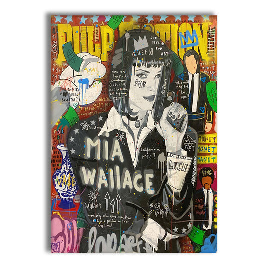 Mia -  Quadro Canvas Contemporaneo su telaio in legno (Copia) - PlastiWood (23992061)