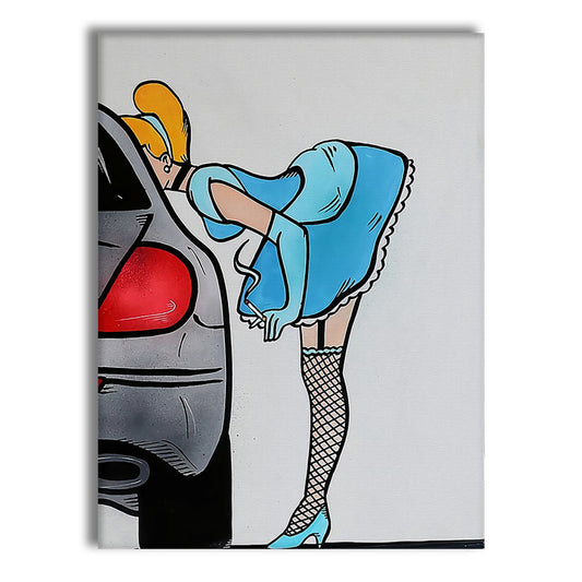 On The Road -  Quadro Canvas Contemporaneo su telaio in legno (Copia) - PlastiWood (23992079)