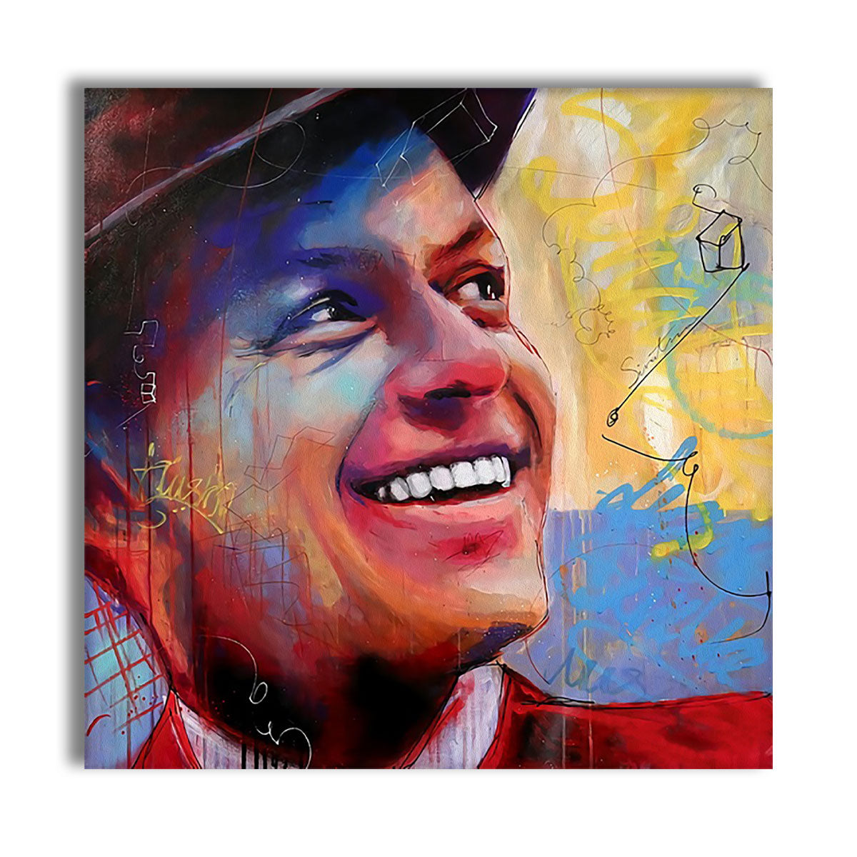 Frank -  Quadro Canvas Contemporaneo su telaio in legno (Copia) - PlastiWood (23992035)