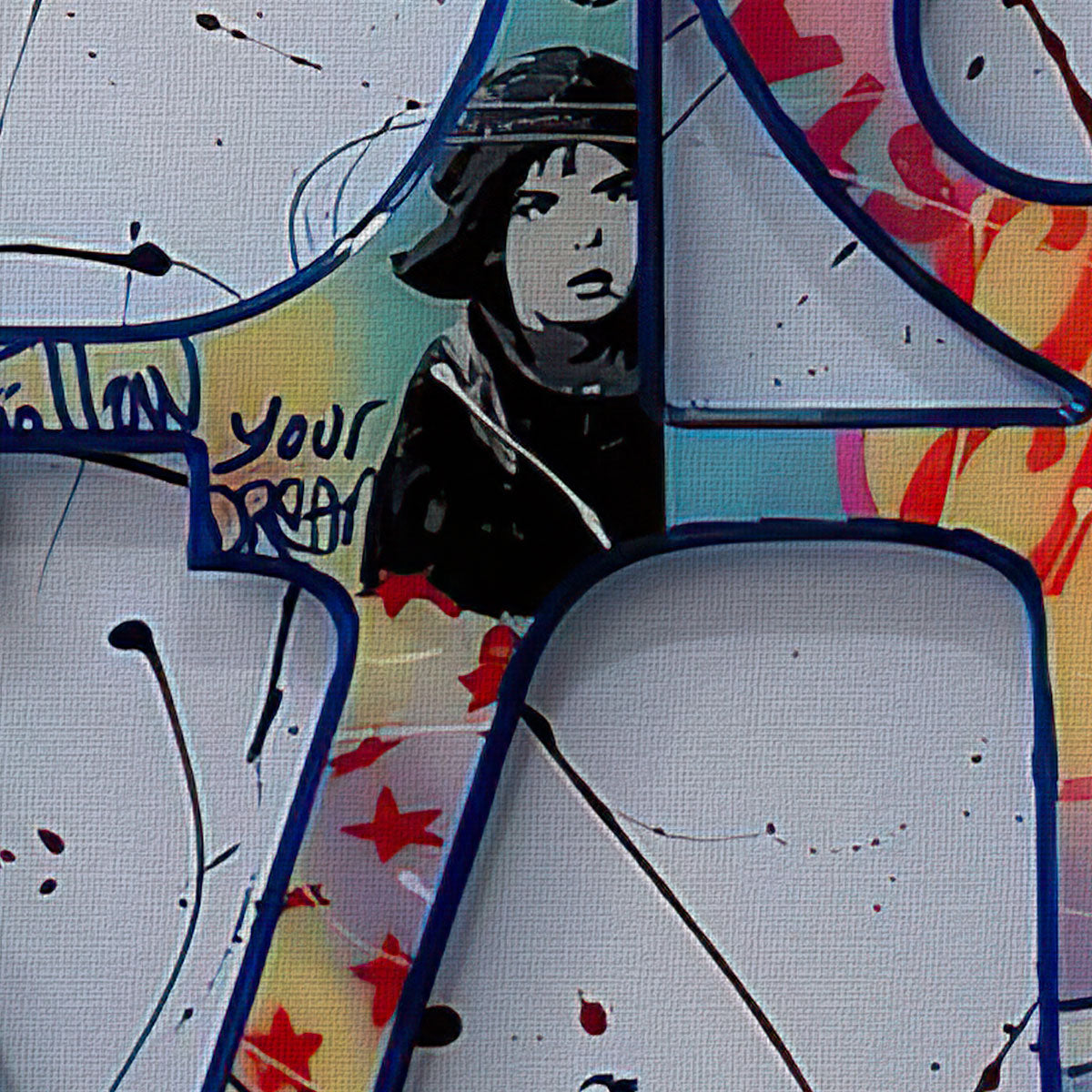 Love -  Quadro Canvas Contemporaneo su telaio in legno - PlastiWood (16375721)