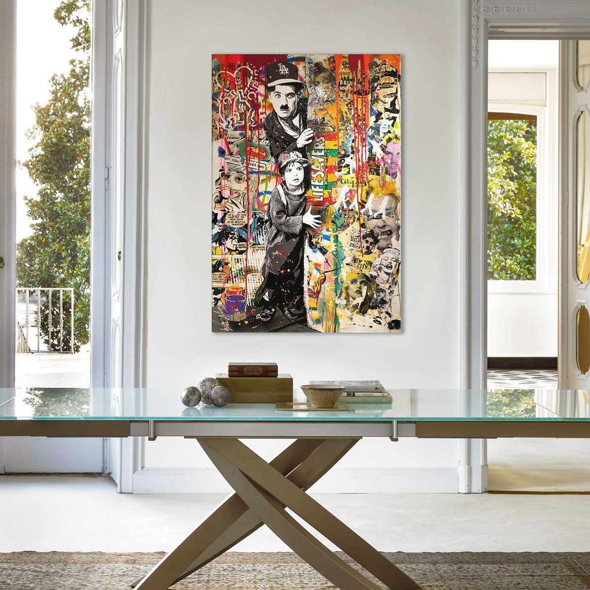 Charlie Dream -  Quadro Canvas Contemporaneo su telaio in legno (Copia) - PlastiWood (23992006)