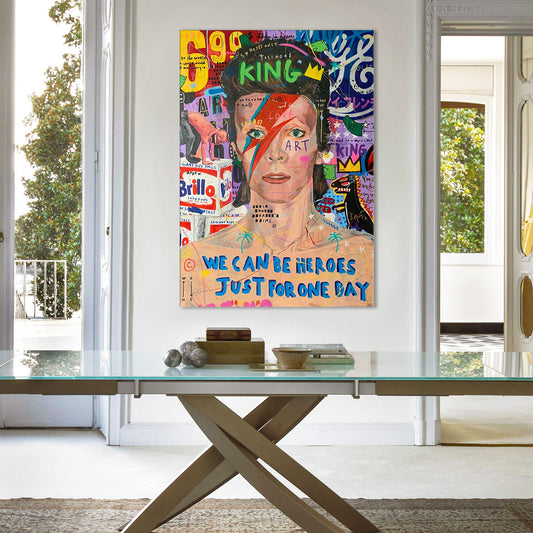 David Pop -  Quadro Canvas Contemporaneo su telaio in legno (Copia) - PlastiWood (23992017)