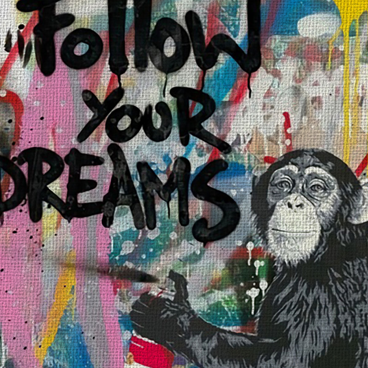 Follow Your Dreams -  Quadro Canvas Contemporaneo su telaio in legno (Copia) - PlastiWood (23992033)