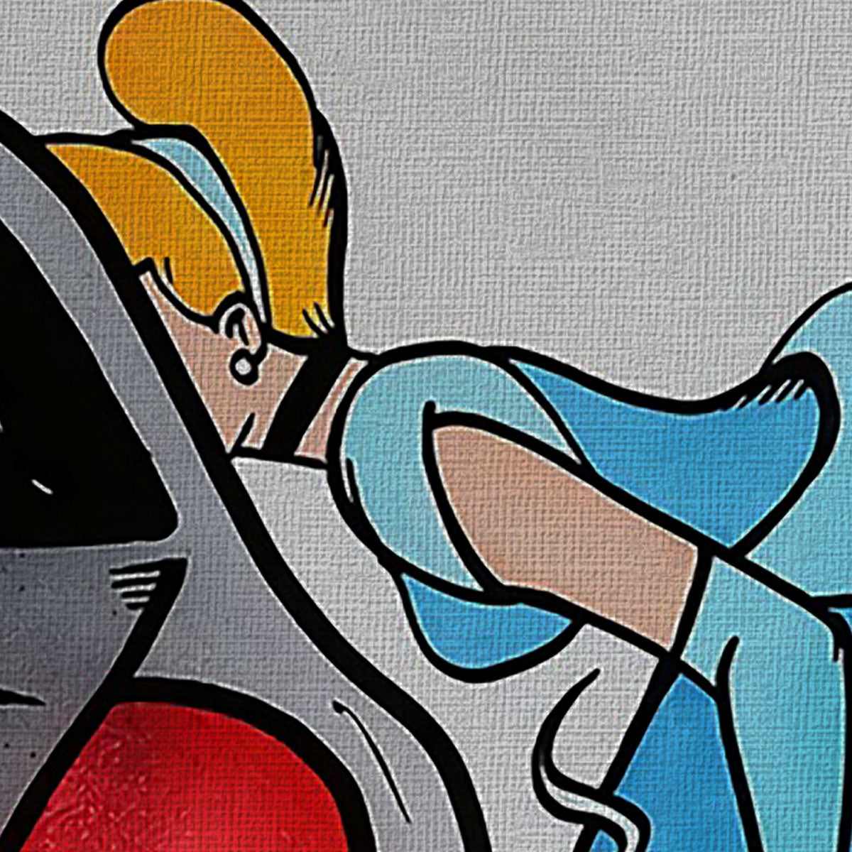 On The Road -  Quadro Canvas Contemporaneo su telaio in legno (Copia) - PlastiWood (23992081)