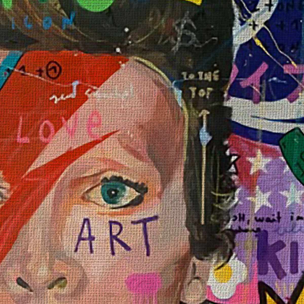 David Pop -  Quadro Canvas Contemporaneo su telaio in legno (Copia) - PlastiWood (23992018)