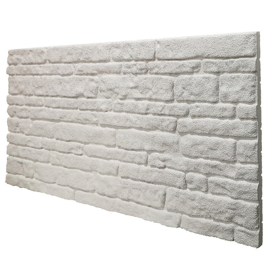 COLORADO WHITE - pannello finta pietra in EPS Resinato Misura 100x50 Cm Spessore 2 cm - PlastiWood (14553587)