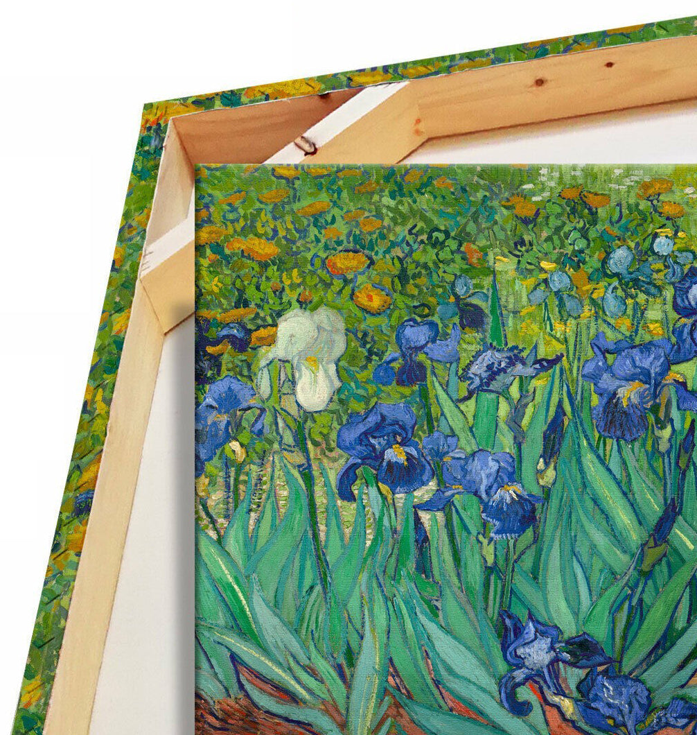 IRISES Van Gogh - Quadro con tela pittorica su telaio in legno - PlastiWood (14555215)