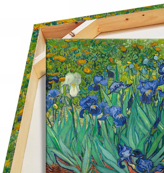 IRISES Van Gogh - Quadro con tela pittorica su telaio in legno - PlastiWood (14555215)