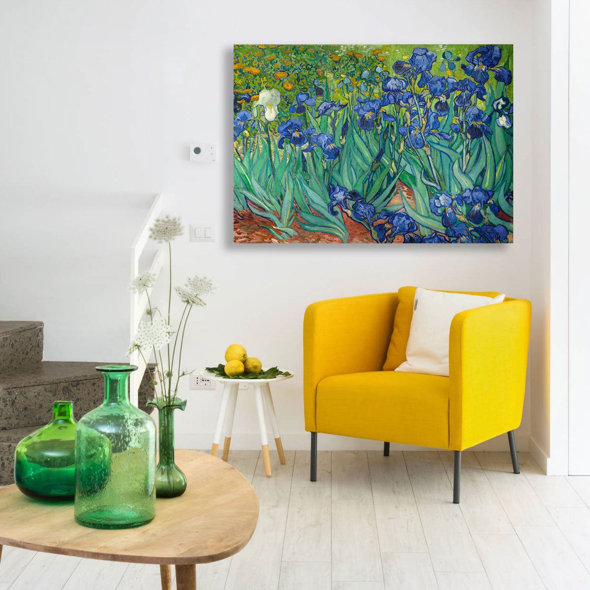 IRISES Van Gogh - Quadro con tela pittorica su telaio in legno - PlastiWood (14555216)