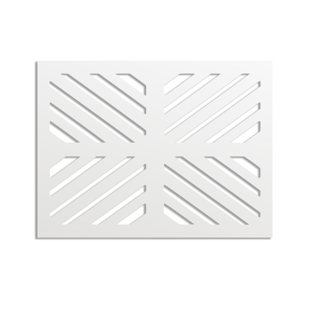 DEKOPLAST garde-corps rectangulaire mod. MARIPOSA