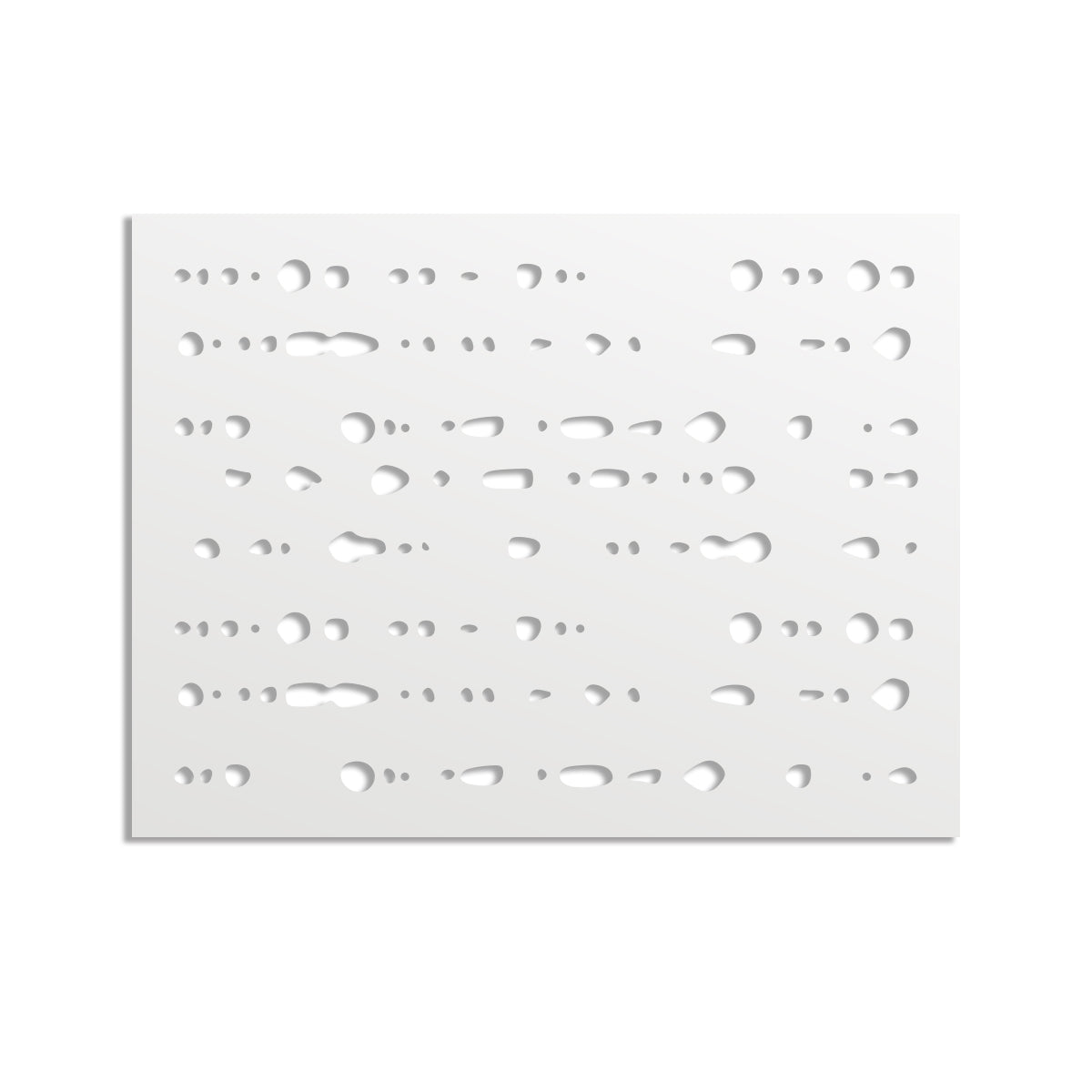 DEKOPLAST garde-corps rectangulaire mod. MATRICE-H