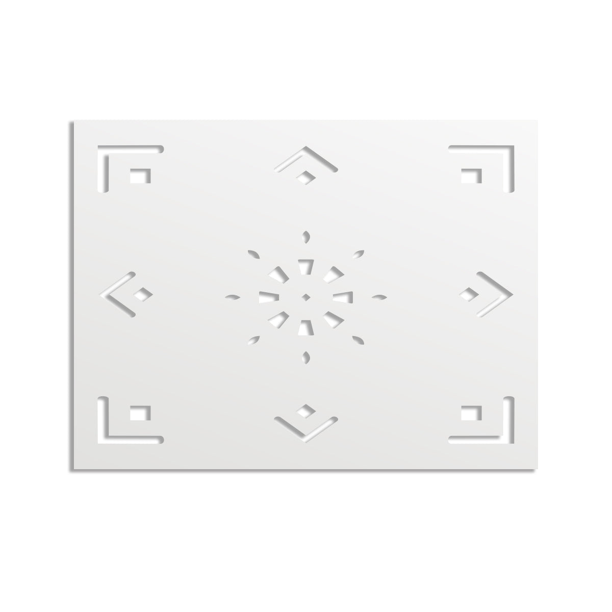 DEKOPLAST garde-corps rectangulaire mod. MARTIN