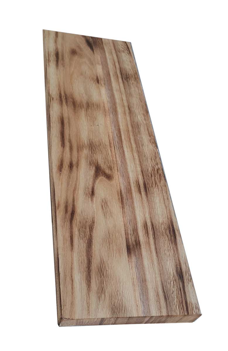 Tavola In LEGNO CountryWood – trattato con metodo Yakisugi CALICO Light Burn - misura 15x2x203 cm KIT da 10 pezzi - PlastiWood