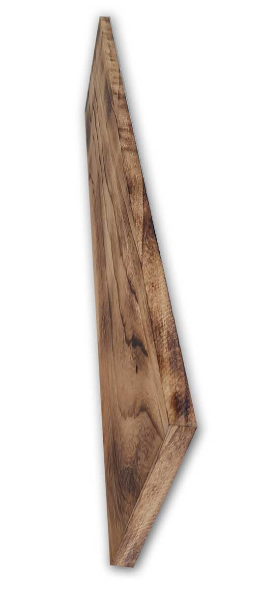 Tavola In LEGNO CountryWood – trattato con metodo Yakisugi CALICO Light Burn - misura 20x2x203 cm KIT da 10 pezzi - PlastiWood