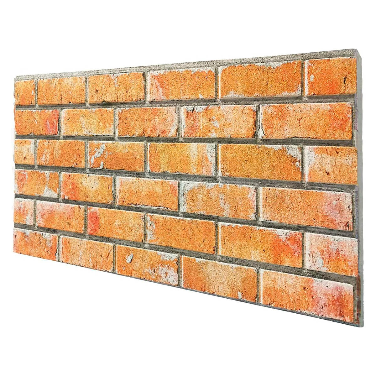 MATTONCINO BAKERY pannello finto mattone in EPS Resinato Misura 100x50 Cm spessore 2 cm - RETAIL BOX da 10 pannelli (sviluppano 5 MQ) - PlastiWood