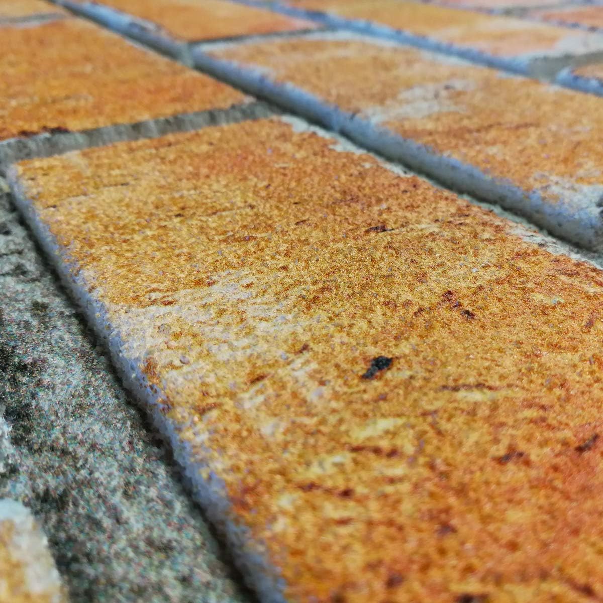 MATTONCINO BAKERY pannello finto mattone in EPS Resinato Misura 100x50 Cm spessore 2 cm - RETAIL BOX da 10 pannelli (sviluppano 5 MQ) - PlastiWood