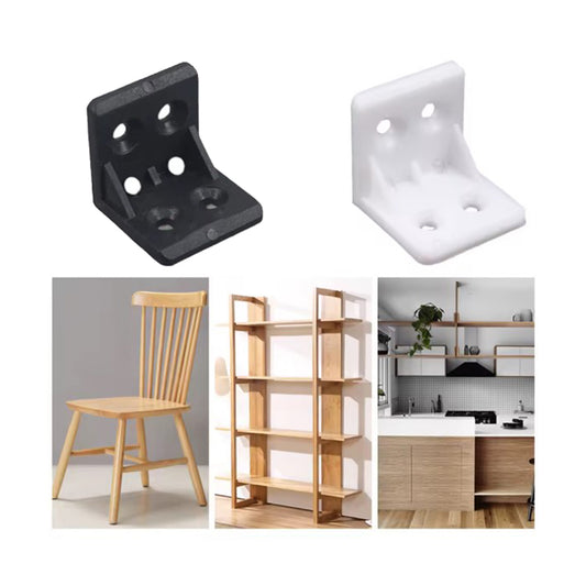 Staffa Angolare in Plastica – 4 Fori - PlastiWood