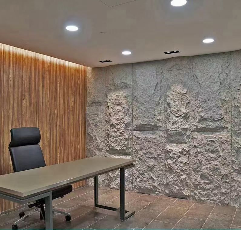 Pannello Decorativo Snow Rockstone in Poliuretano - Effetto Roccia 3D - 120x60x3 cm - PlastiWood