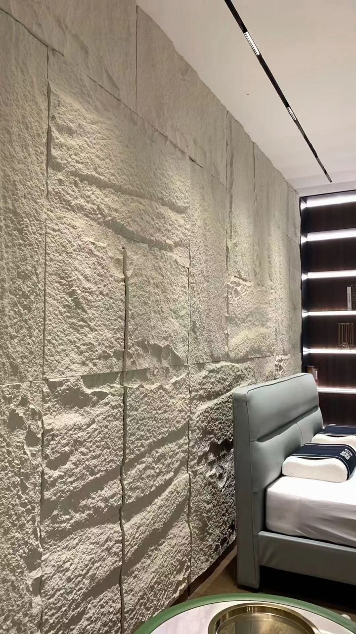 Panneau Décoratif Ardoise Rockstone en Polyuréthane - Effet Roche 3D - 120x60x3 cm