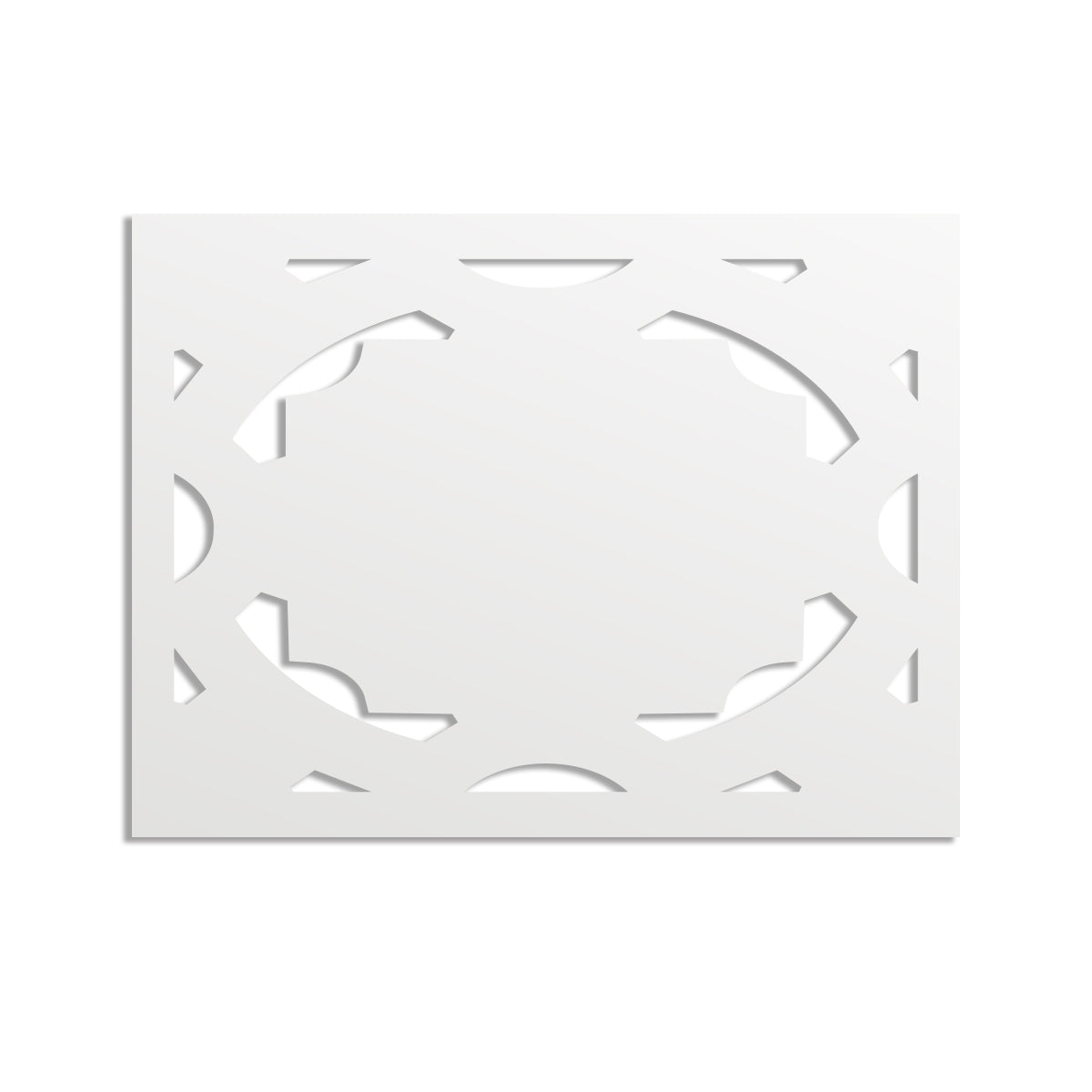 DEKOPLAST garde-corps rectangulaire mod. TRAP-H
