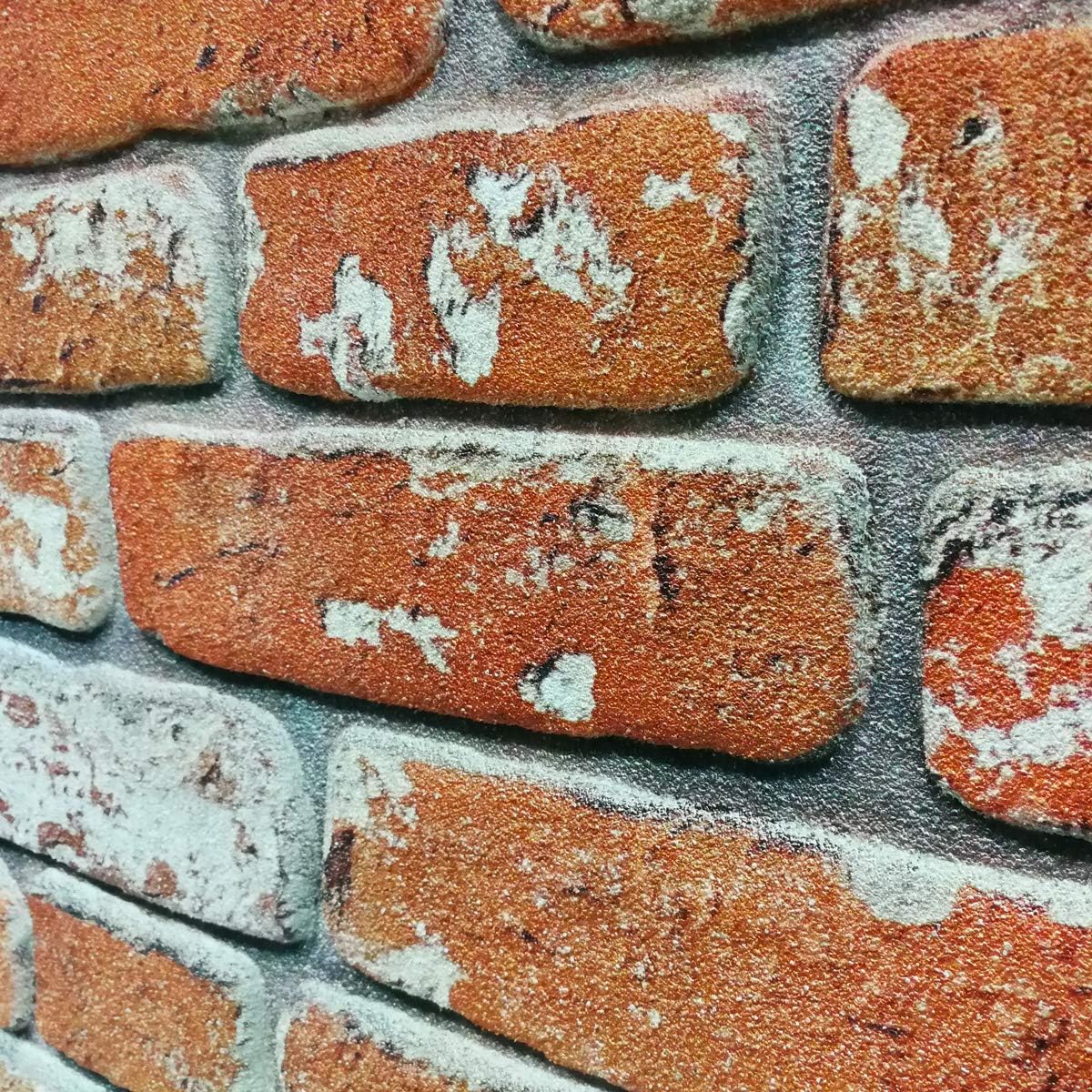 MATTONCINO CLASSIC pannello finto mattone in EPS Resinato Misura 100x50 Cm spessore 2 cm - RETAIL BOX da 10 pannelli (sviluppano 5 MQ) - PlastiWood