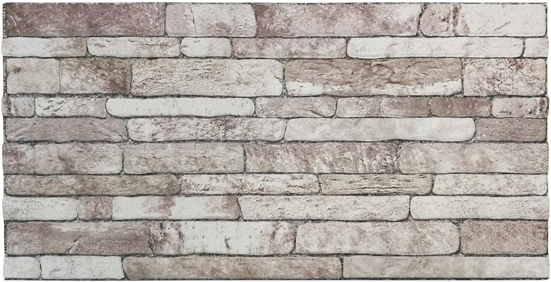 DAKOTA STONE - Pannello finta Pietra in EPS Resinato Misura 100x50 cm Spessore 2 Cm - RETAIL BOX da 10 pannelli (sviluppano 5 MQ) - PlastiWood