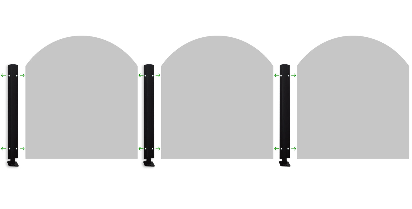 Supporto Ringhiera Dekoplast a profilo di passo - PlastiWood (17779798)
