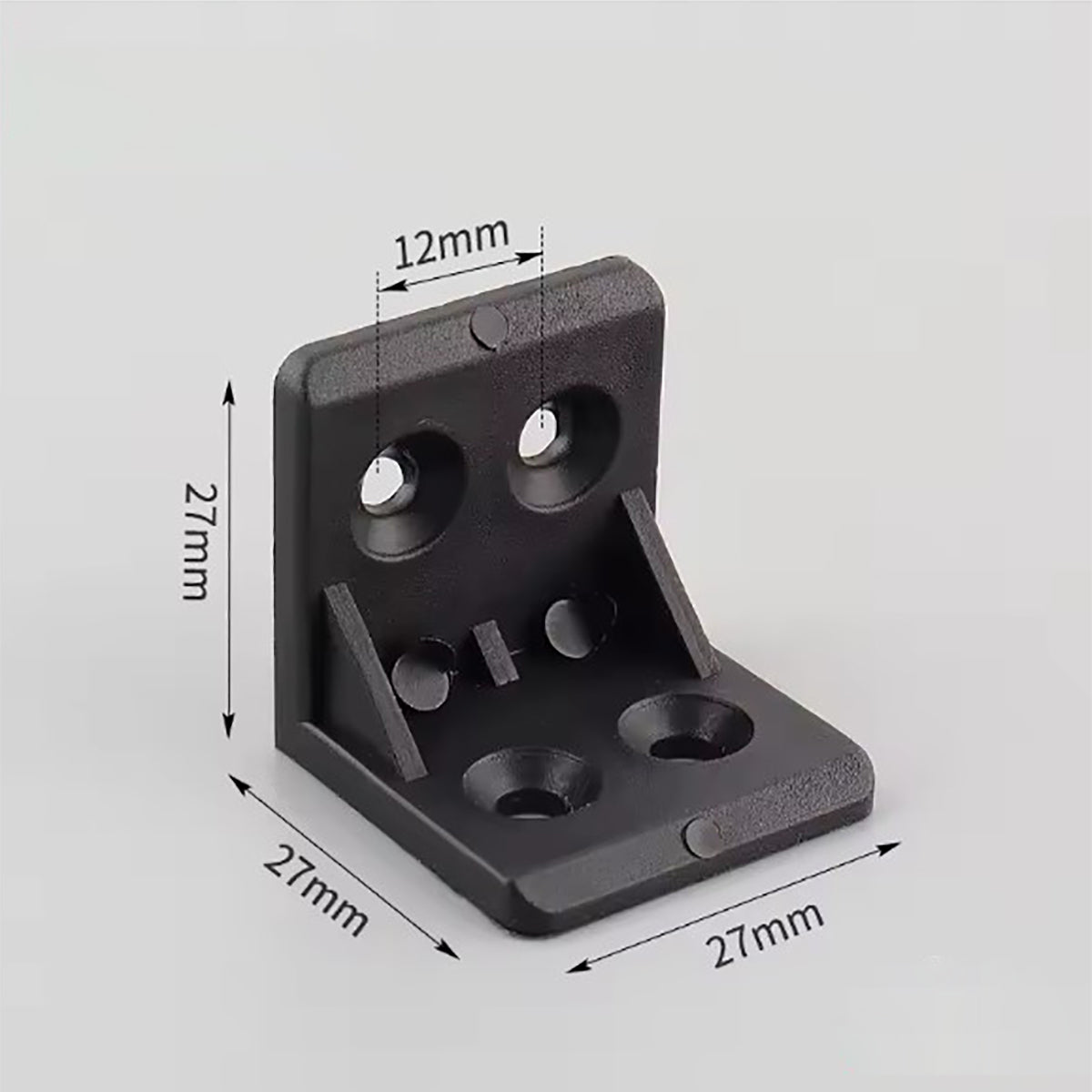 Staffa Angolare in Plastica – 4 Fori - PlastiWood