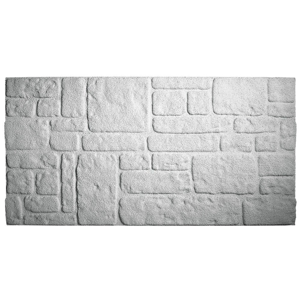 NORDICA pannello finta pietra in EPS Resinato Misura 100x50 Cm Spessore 2 cm - RETAIL BOX da 10 pannelli (sviluppano 5 MQ) - PlastiWood