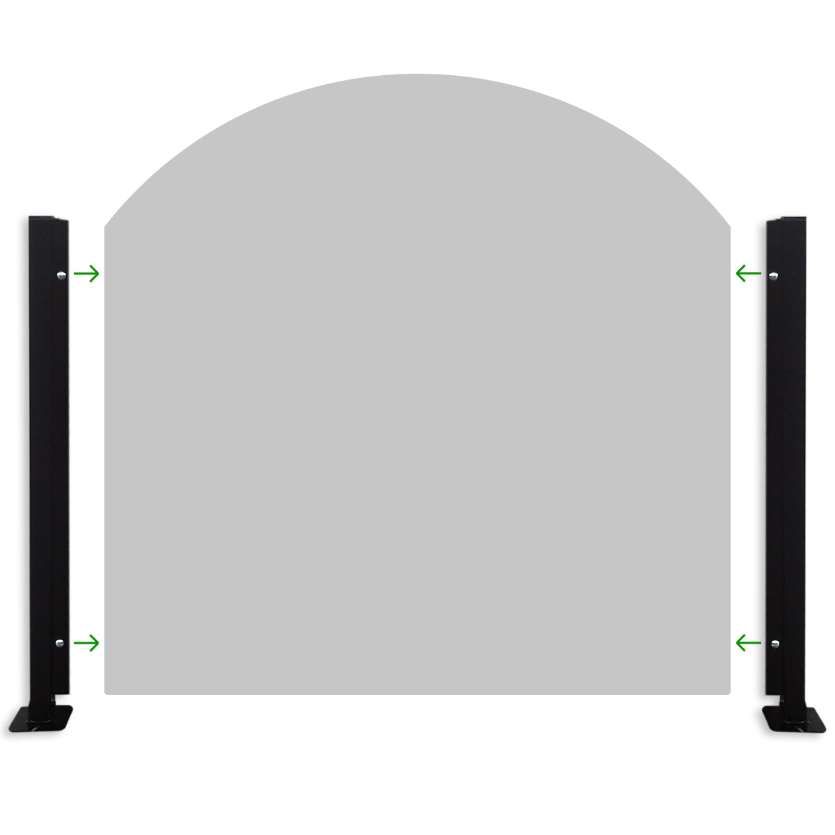 Supporto Ringhiera Dekoplast apertura e chiusura - PlastiWood (17779804)