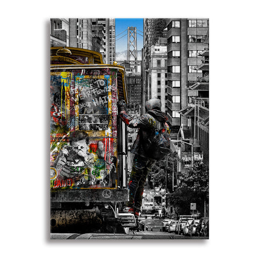 49ers -  Quadro Canvas Contemporaneo su telaio in legno - PlastiWood (14551953)