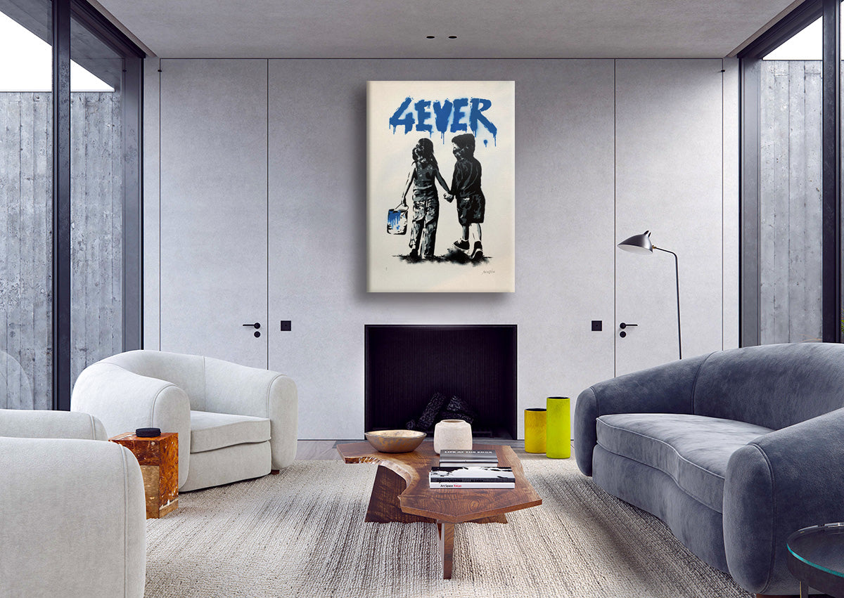 4Ever -  Quadro Canvas Contemporaneo su telaio in legno - PlastiWood (14551958)