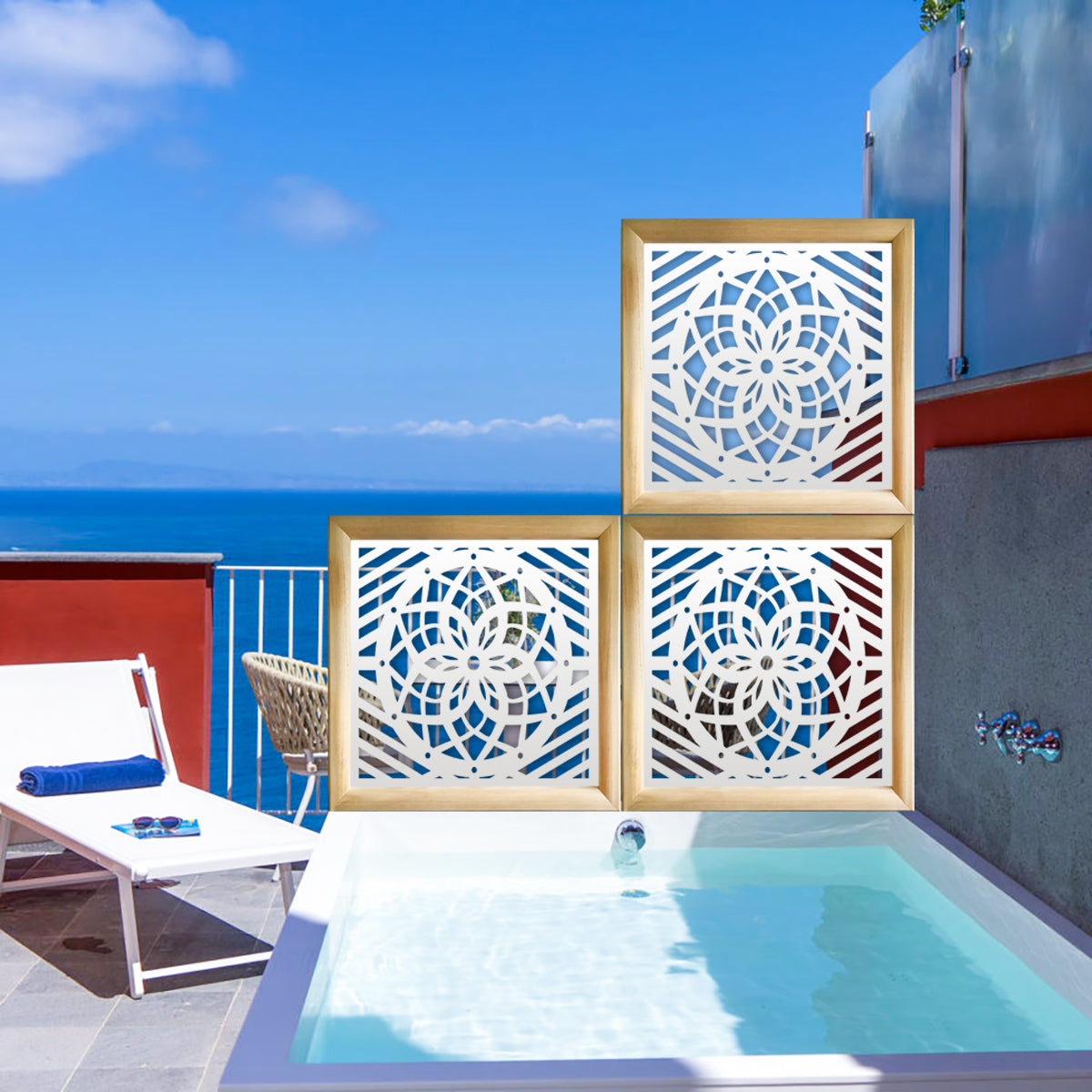 ABBEY ROSE - Moduli Decorativi in Legno e PVC - PlastiWood (14551994)