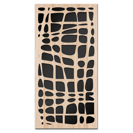 ABSTRACT - Quadro arredo LASERCUT composito Legno e PVC - PlastiWood (14552033)