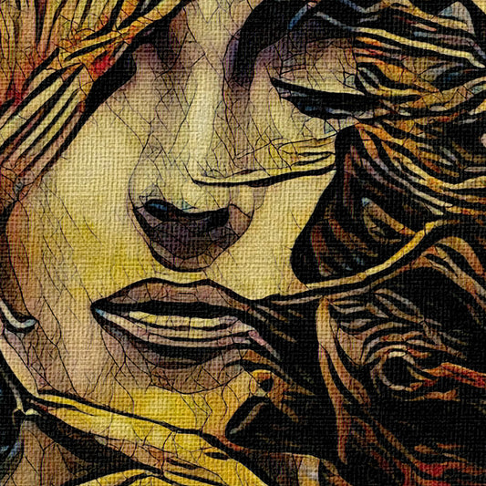 ABSTRACT 1101 - Quadro Canvas su telaio in legno - PlastiWood (14552045)