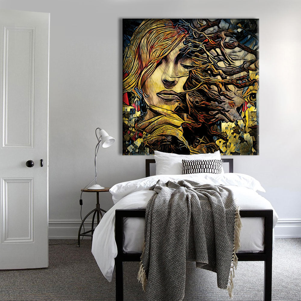 ABSTRACT 1101 - Quadro Canvas su telaio in legno - PlastiWood (14552046)