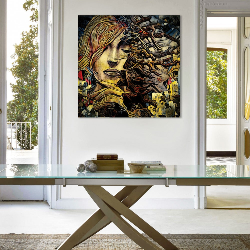 ABSTRACT 1101 - Quadro Canvas su telaio in legno - PlastiWood (14552047)