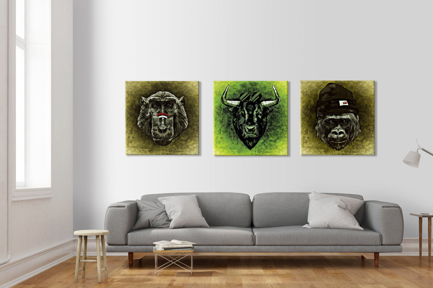 ABSTRACT 1103 - Quadro Canvas su telaio in legno - PlastiWood (14552056)