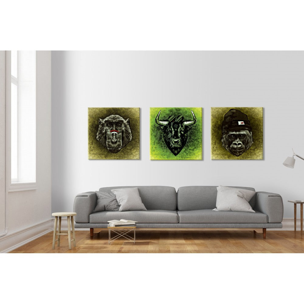 ABSTRACT 1105 - Quadro Canvas su telaio in legno - PlastiWood (14552067)