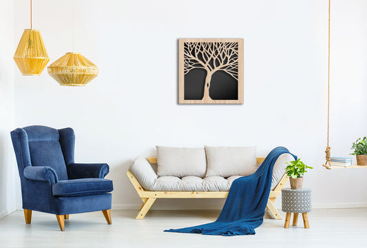 ALBERO - Quadro arredo LASERCUT composito Legno e PVC - PlastiWood (14552210)
