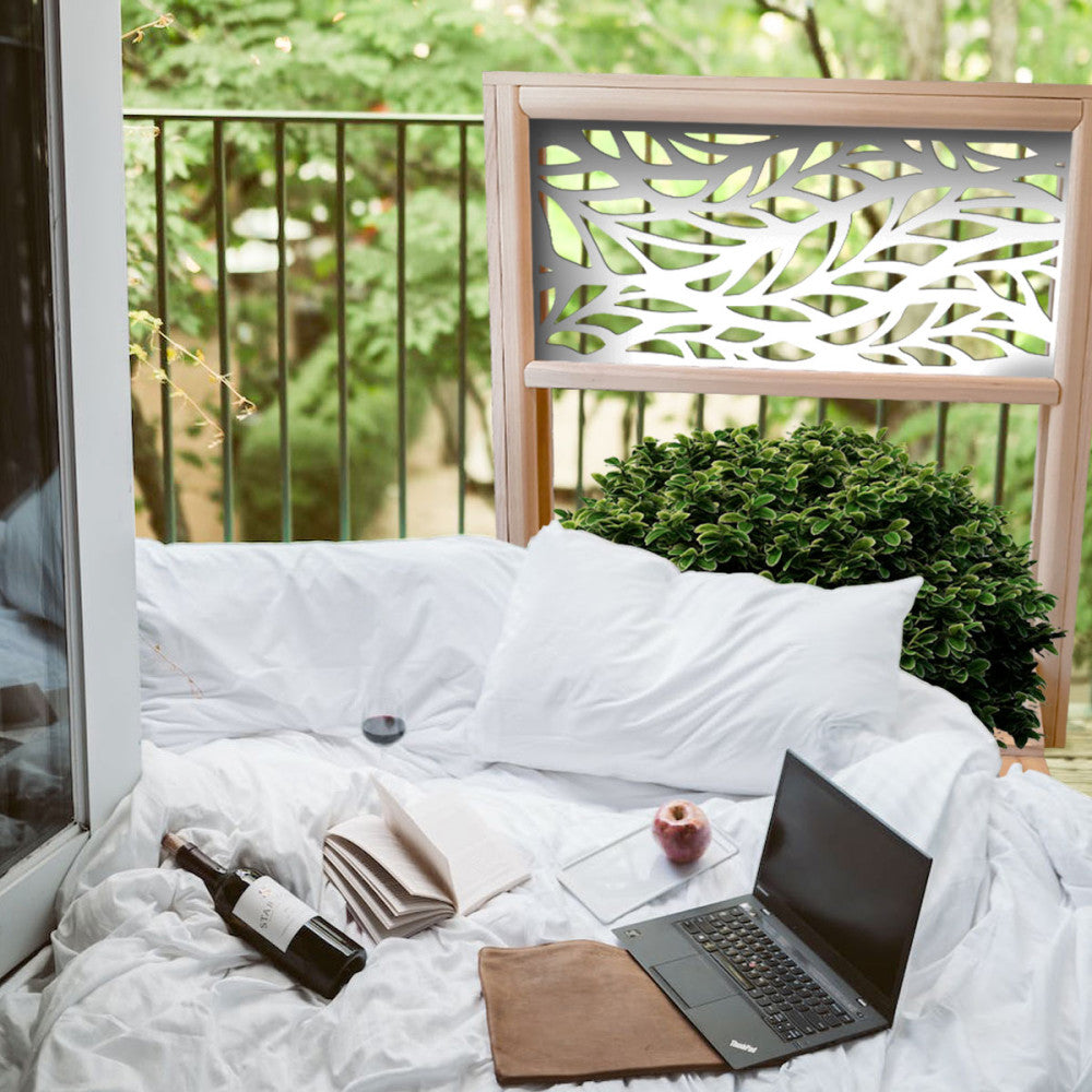 ALGHE - DELIMITATORE DanyFan - Paravento modulabile - 98x108cm - in Legno e PVC - PlastiWood (14552244)