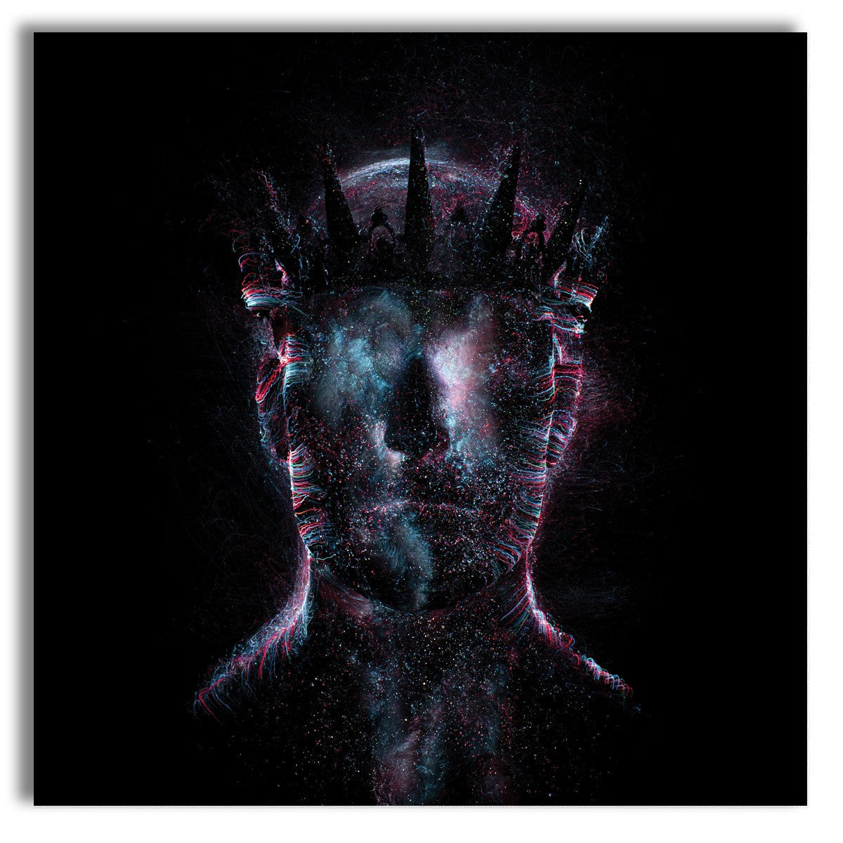 ALIEN Abstraction 102 - Quadro Canvas su telaio in legno - PlastiWood (14552287)