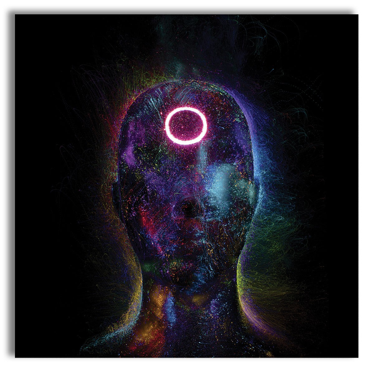 ALIEN Abstraction 103 - Quadro Canvas su telaio in legno - PlastiWood (14552292)