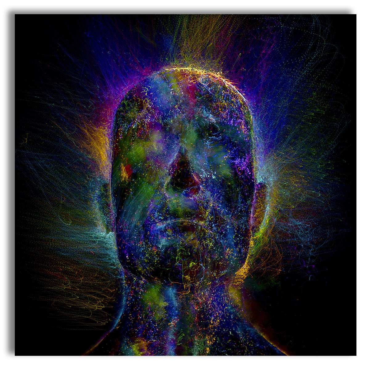 ALIEN Abstraction 105 - Quadro Canvas su telaio in legno - PlastiWood (14552302)